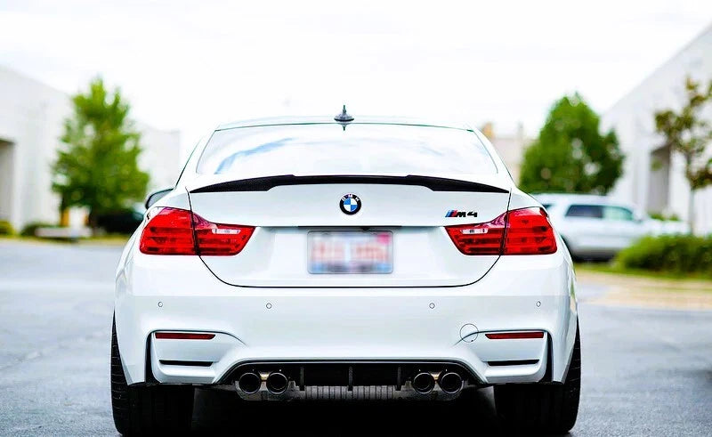 BMW M4 F82 F83 Carbon Fibre Rear M4 Style Boot Spoiler Lip 2014-20