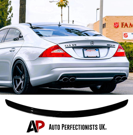 Mercedes CLS Class W219 C219 Gloss Black Rear Boot Spoiler 2003-10