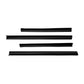 VW Transporter T6 Gloss Black Side Skirts Extensions Spoiler Wing Lip