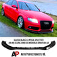 Audi A4 S4 S Line B8 Gloss Black Front Splitter Spoiler Lip Aero 08-12