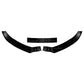 Audi A4 S4 S Line B8 Gloss Black Front Splitter Spoiler Lip Aero 08-12