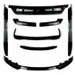 BMW X5 F15 Gloss Black Splitter Spoiler Diffuser Skirts M Sport 13-18