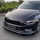 VW Passat Gloss Black Front Splitter Spoiler Lip Aero Extension 14-19