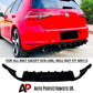 VW Golf MK7 GTI GTD TSI TDI TCR Style Rear Valance Diffuser Spoiler