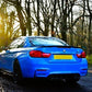 BMW 4 Series Convertible F33 Gloss Black P Style Rear Boot Spoiler Kit