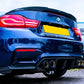 BMW 4 Series Convertible F33 Gloss Black P Style Rear Boot Spoiler Kit