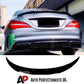 Mercedes CLA Class W117 C117 Gloss Black Rear FD Style Boot Spoiler