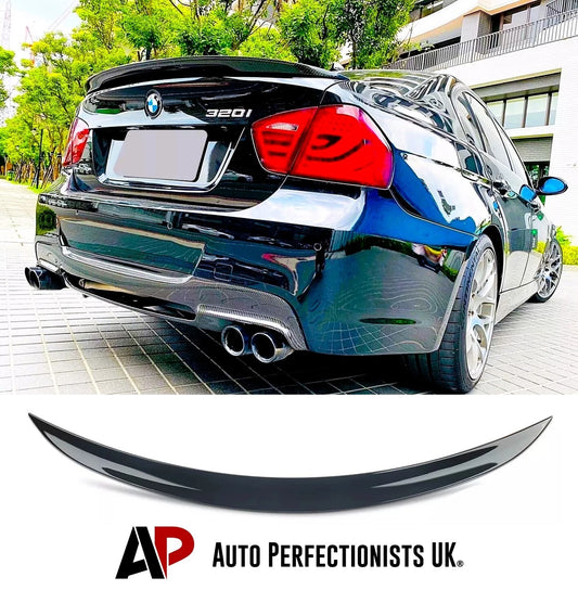 BMW 3 Series M3 E90 Gloss Black M4 Style Rear Boot Spoiler 2004-2012