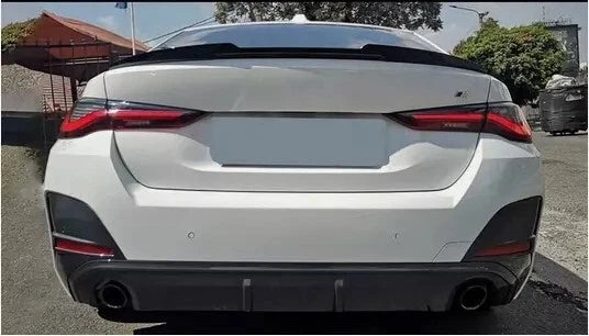 BMW 4 Series G26 Gran Coupe Gloss Black Rear M4 Style Boot Spoiler