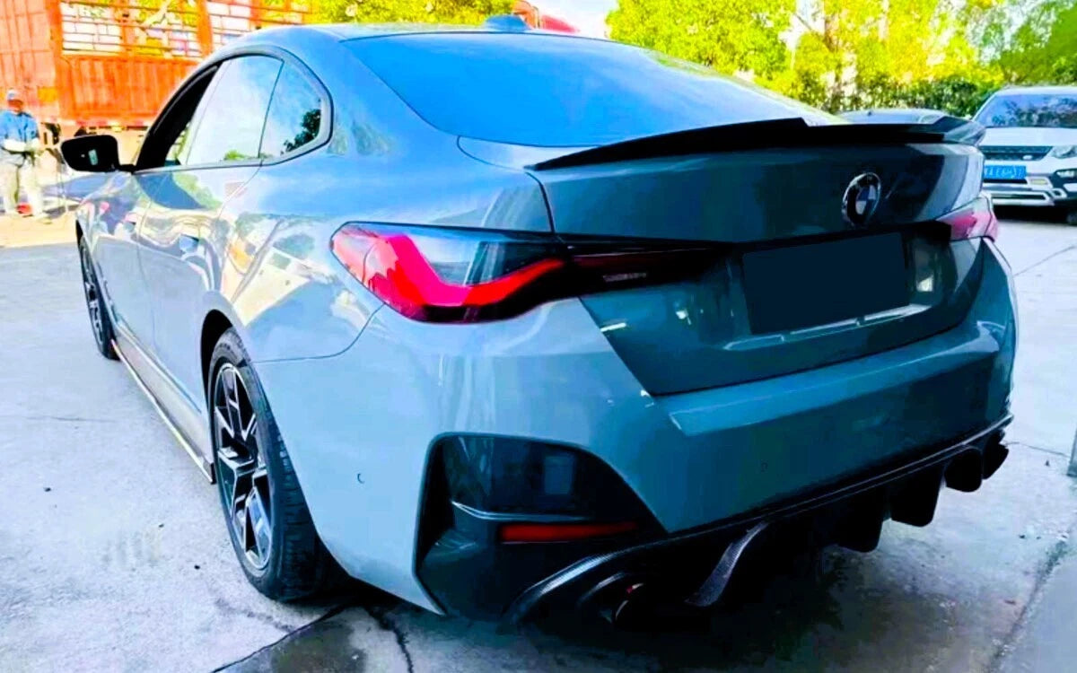 BMW 4 Series G26 Gran Coupe Gloss Black Rear M4 Style Boot Spoiler