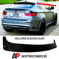 BMW X6 E71 X6M Gloss Black Rear Roof Spoiler Lip Wing Extension 08-15