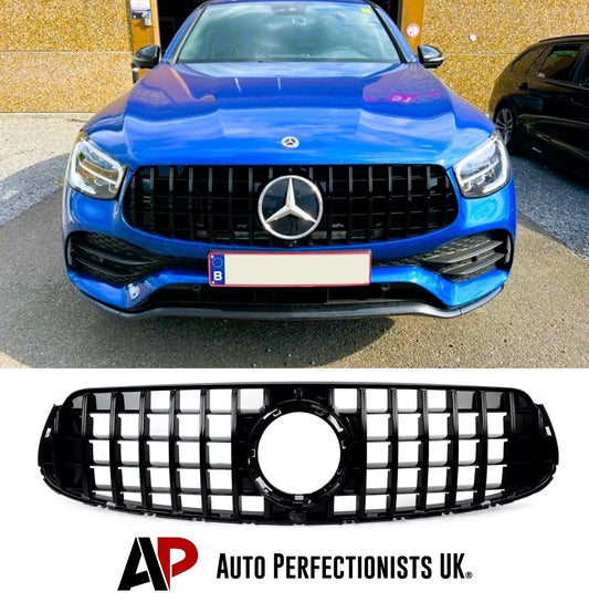 Mercedes GLC Class W253 Gloss Black Front Grille PANAMERICANA GT GTR