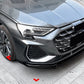 Audi A3 S3 S Line 8Y FACELIFT Gloss Black Front Splitter Spoiler Lip Kit 2024+