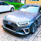 Audi A4 S4 S Line B9.5 FACELIFT Gloss Black Front Splitter Spoiler Lip Kit 2020+