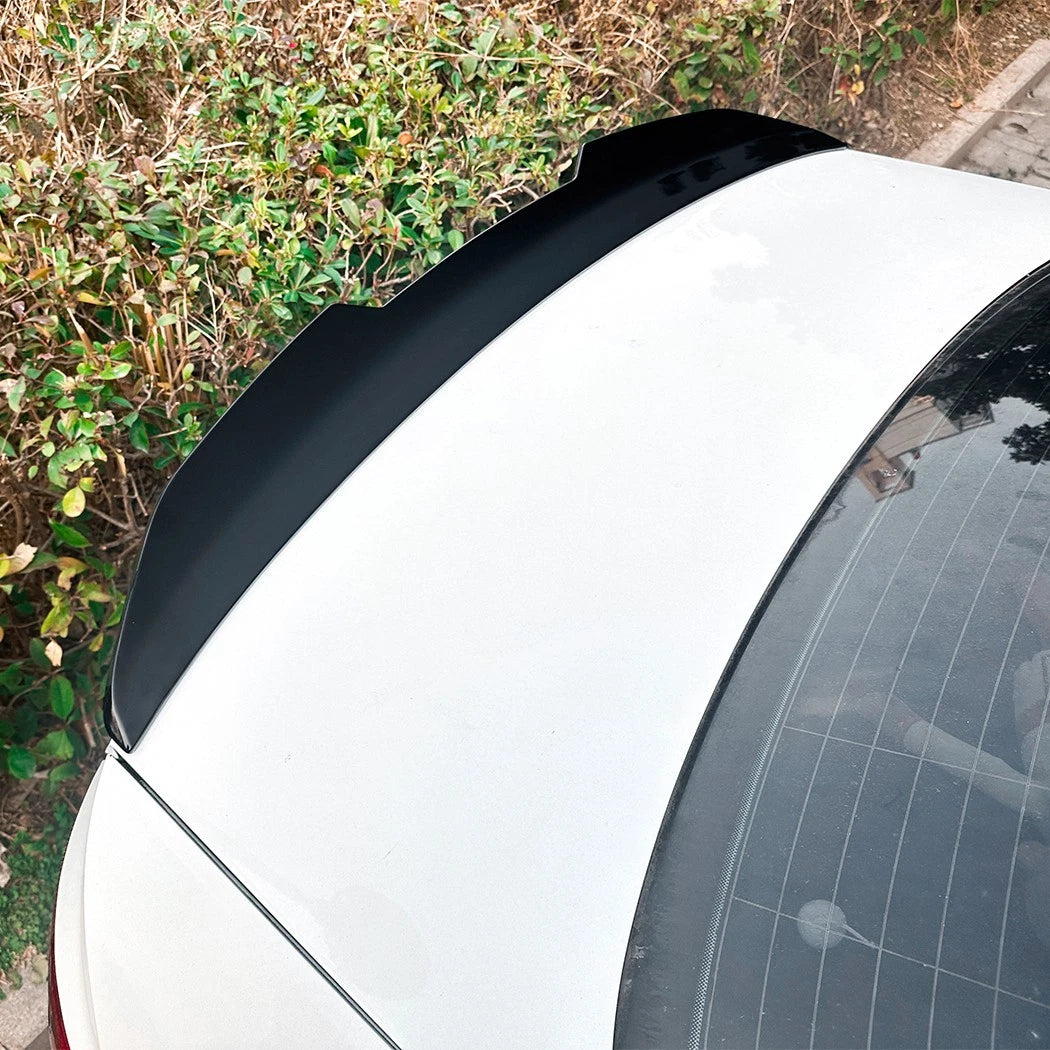 Audi A4 S4 B9 Gloss Black Rear High Kick PSM Ducktail Boot Spoiler Lip Wing Kit