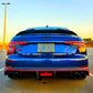 Audi A4 S4 B9 Gloss Black Rear High Kick PSM Ducktail Boot Spoiler Lip Wing Kit
