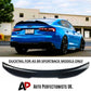 Audi A5 B9 Sportback Gloss Black Rear High Kick PSM Ducktail Boot Spoiler Wing