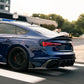 Audi A5 B9 Sportback Gloss Black Rear High Kick PSM Ducktail Boot Spoiler Wing