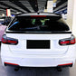 BMW 3 Series F31 Touring Estate Gloss Black Rear Boot Spoiler Mid Wing Lip Kit