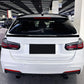 BMW 3 Series F31 Touring Estate Gloss Black Rear Boot Spoiler Mid Wing Lip Kit