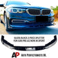 BMW 5 Series G30 G31 PRE-LCI NON M SPORT Gloss Black Front Splitter Spoiler Lip