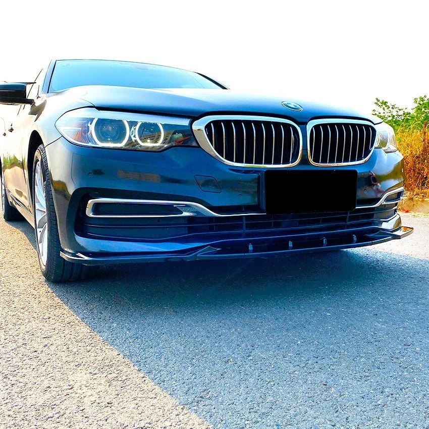 BMW 5 Series G30 G31 PRE-LCI NON M SPORT Gloss Black Front Splitter Spoiler Lip