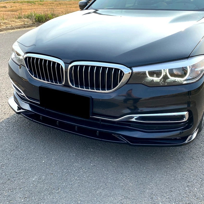 BMW 5 Series G30 G31 PRE-LCI NON M SPORT Gloss Black Front Splitter Spoiler Lip