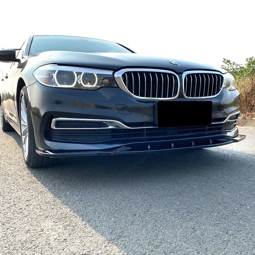 BMW 5 Series G30 G31 PRE-LCI NON M SPORT Gloss Black Front Splitter Spoiler Lip
