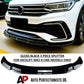 VW Tiguan R Line MK2 FACELIFT Gloss Black Front Splitter Spoiler Lip Kit 2021-23