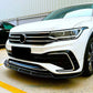 VW Tiguan R Line MK2 FACELIFT Gloss Black Front Splitter Spoiler Lip Kit 2021-23