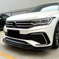 VW Tiguan R Line MK2 FACELIFT Gloss Black Front Splitter Spoiler Lip Kit 2021-23