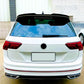 For VW Tiguan MK2 Gloss Black Rear Boot Roof Spoiler Lip Wing Body Kit 2016-2023