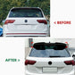 For VW Tiguan MK2 Gloss Black Rear Boot Roof Spoiler Lip Wing Body Kit 2016-2023