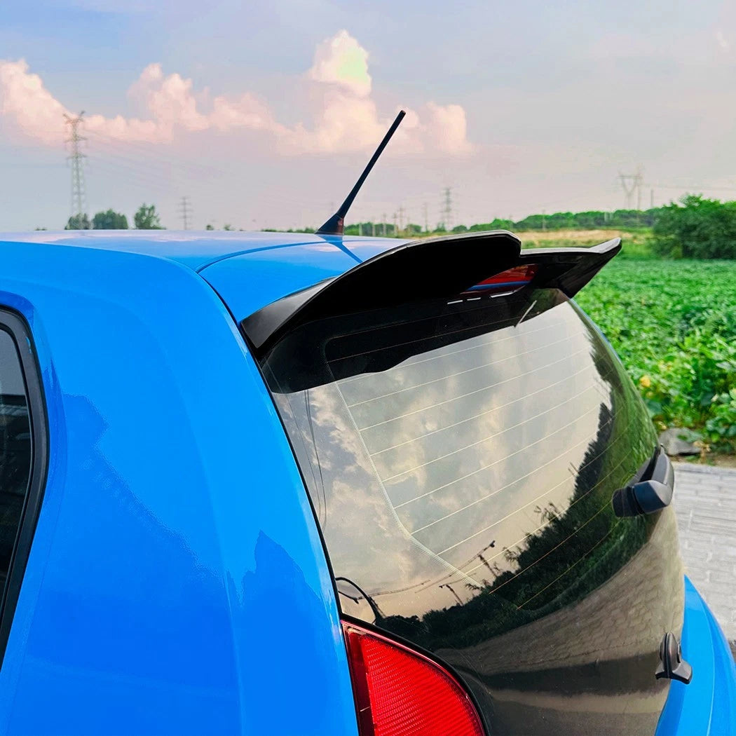 VW Up! Gloss Black Rear Roof Spoiler Lip Wing Splitter Body Kit 2011-2023