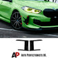 BMW 1 Series F40 MP Style Gloss Black Front Bumper Canard Aero Side Flick Blades