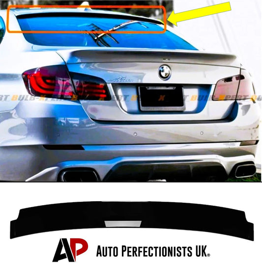 BMW 5 Series M5 F10 Gloss Black Rear Roof Spoiler Window Lip Wing Body Kit 10-17