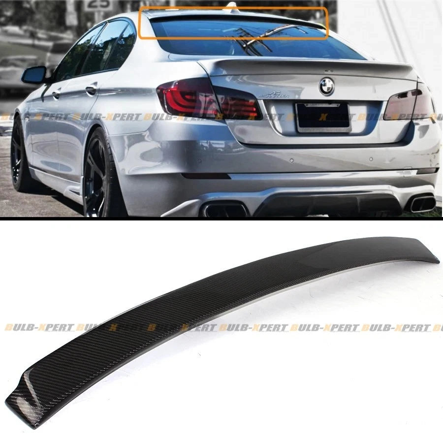 BMW 5 Series M5 F10 Gloss Black Rear Roof Spoiler Window Lip Wing Body Kit 10-17