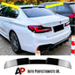 BMW 5 Series M5 G30 Gloss Black Rear Roof Spoiler Window Lip Wing Body Kit 16-24