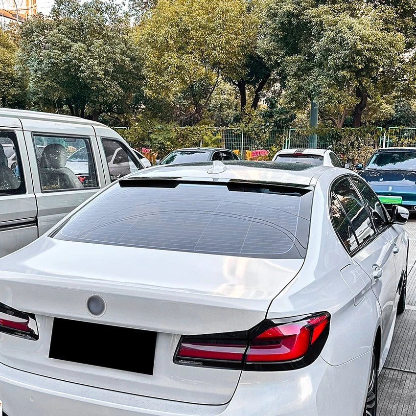 BMW 5 Series M5 G30 Gloss Black Rear Roof Spoiler Window Lip Wing Body Kit 16-24