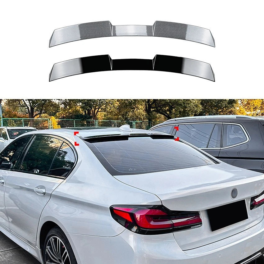BMW 5 Series M5 G30 Gloss Black Rear Roof Spoiler Window Lip Wing Body Kit 16-24