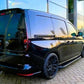 VW Caddy & Maxi Van Sportline Gloss Black Rear Twin Barn Door Roof Spoiler 2020+