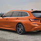 BMW 3 Series G21 Touring Estate Gloss Black Rear Boot Spoiler Mid Wing Lip Kit