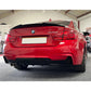 BMW 4 Series F32 F33 F36 M Sport Gloss Black Rear Diffuser Lip Valance Twin Exit