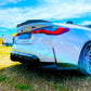 BMW 4 Series Convertible G23 G83 Gloss Black Rear M4 Style Boot Spoiler Lip Wing