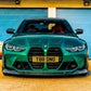 BMW G80 M3 G82 M4 Gloss Black Front Bumper Side Air Vent Grille Cover 2020+