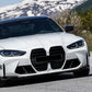 BMW G80 M3 G82 M4 Gloss Black Front Bumper Side Air Vent Grille Cover 2020+