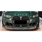 BMW G80 M3 G82 M4 Gloss Black Front Bumper Side Air Vent Grille Cover 2020+