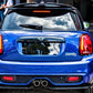 Mini Cooper S F55 F56 JCW Style Gloss Black Rear Roof Spoiler Wing Lip Kit 13-18