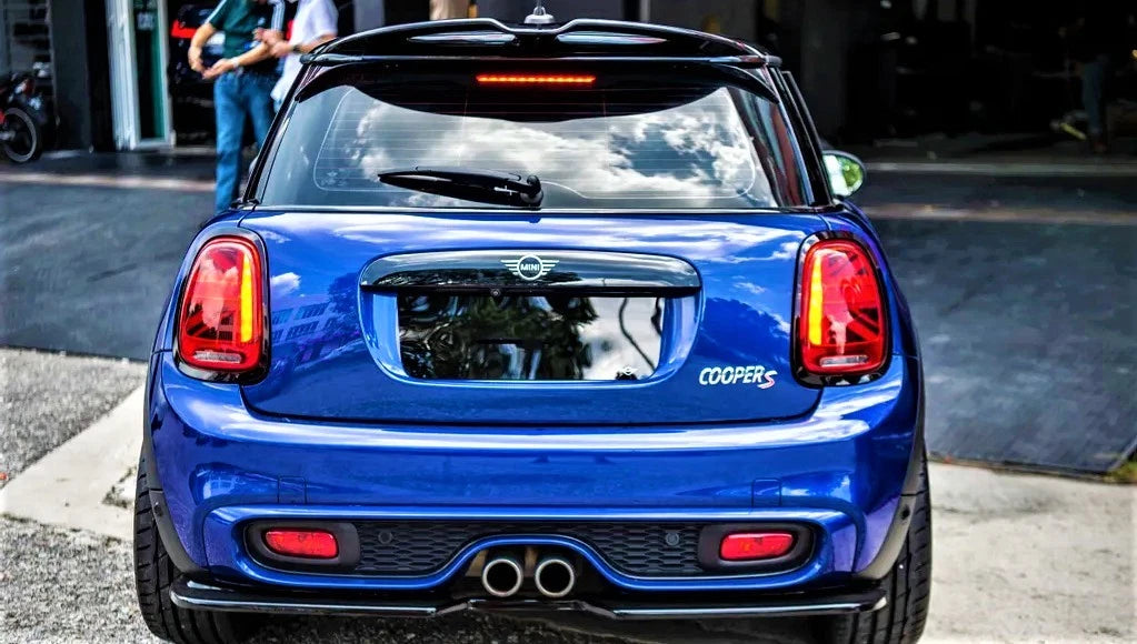 Mini Cooper S F55 F56 JCW Style Gloss Black Rear Roof Spoiler Wing Lip Kit 13-18
