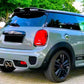 Mini Cooper S F55 F56 JCW Style Gloss Black Rear Roof Spoiler Wing Lip Kit 13-18